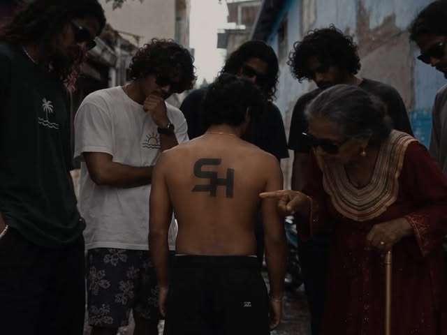 Sidehustle cinematic scene set in the streets of Malé